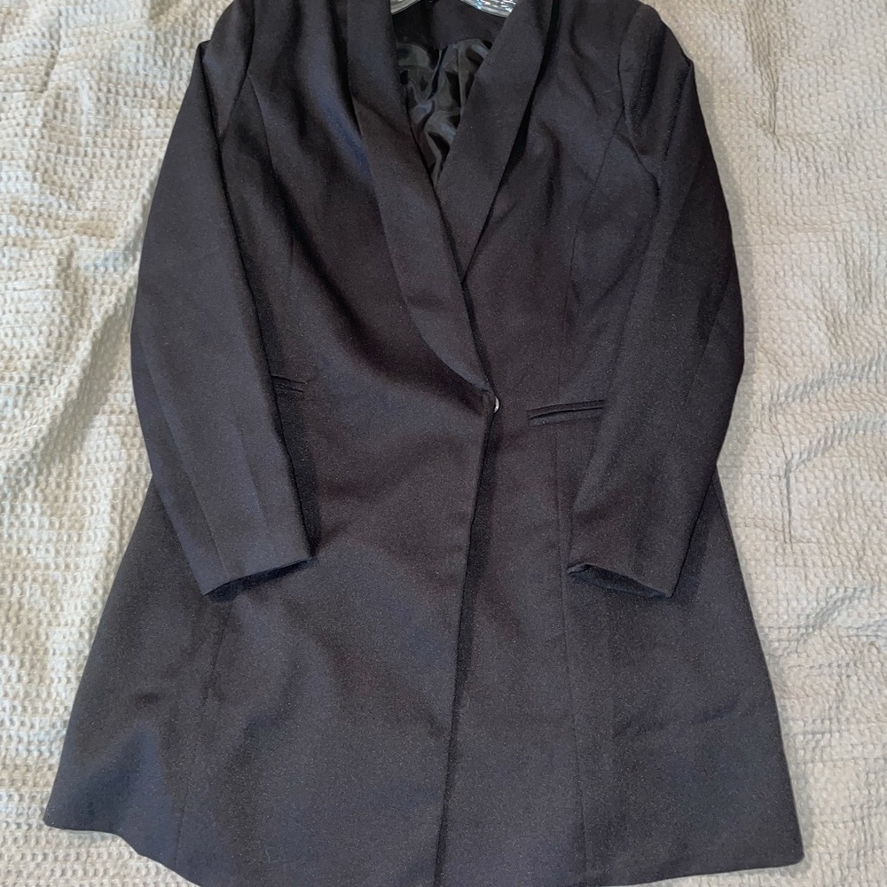 Boohoo asymmetrical blazer